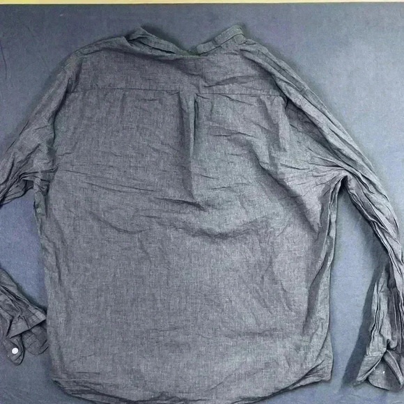 US Polo Assn Button down Shirt Men’s XXL 100% Cotton Gray soft comfy light 0552 - Picture 4 of 5